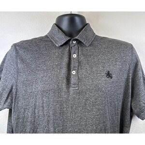 Rugby University Men's XL Grey Short Sleeve‎ Polo Shirt
